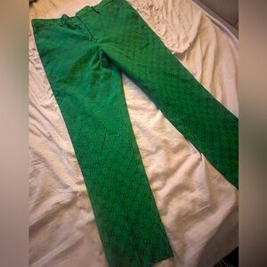 Men’s Gucci pants green size 36 but runs small to fit 30-32 length 32